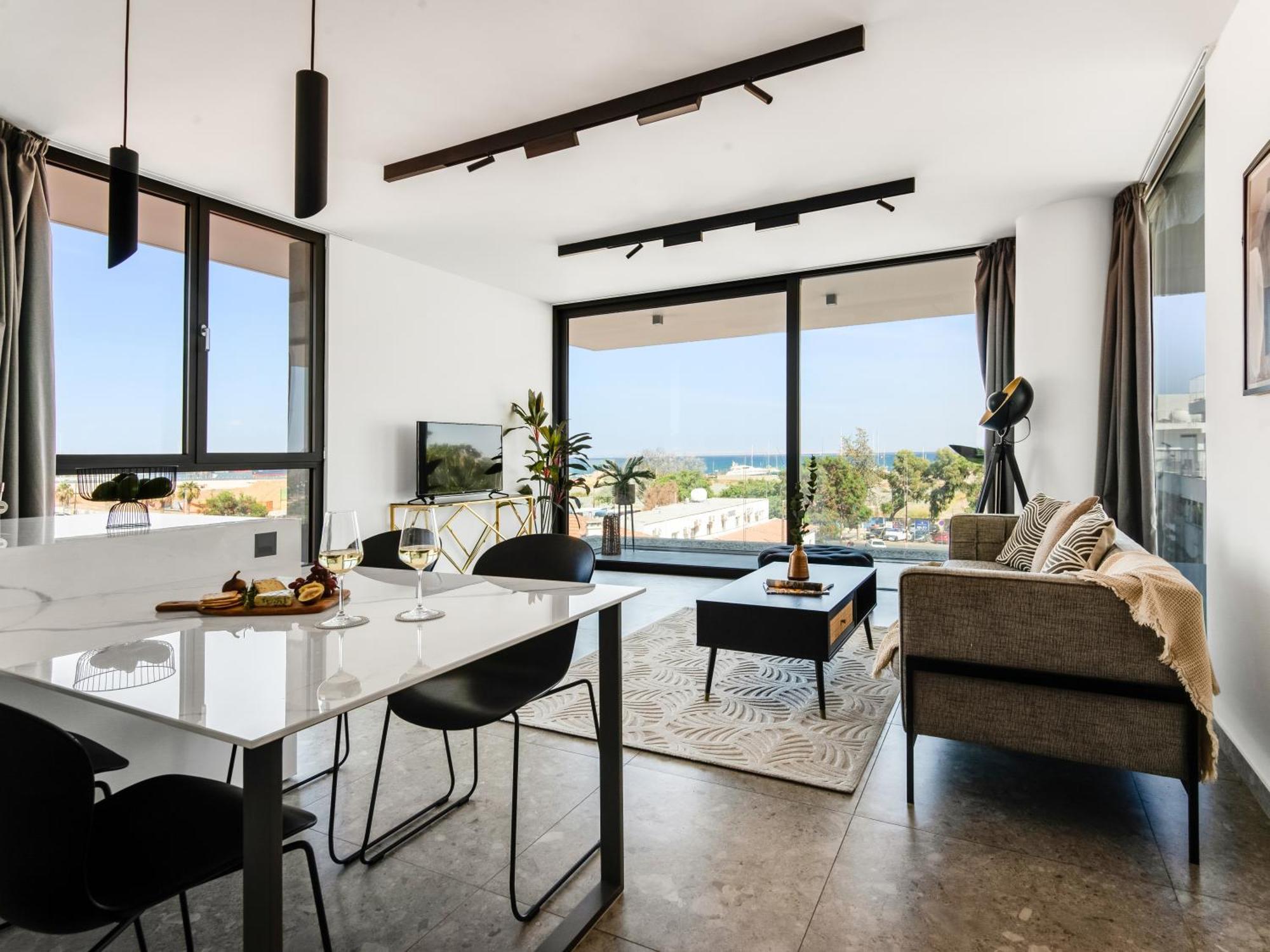 Sanders Gaia - Bright Two-Bedroom Apartment With Sea View Larnaca Exterior photo
